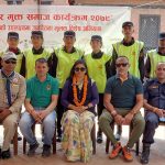 With Deputy Mayor Sunita Dangol